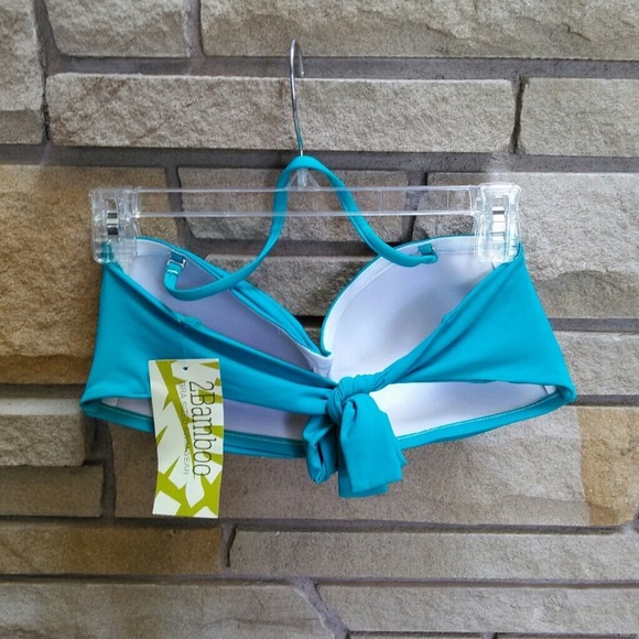 2Bamboo ruched bikini top - Picture 4 of 4